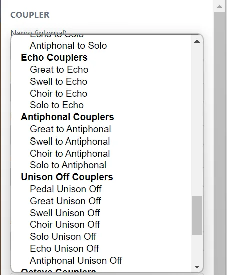 Grouped Echo couplers
