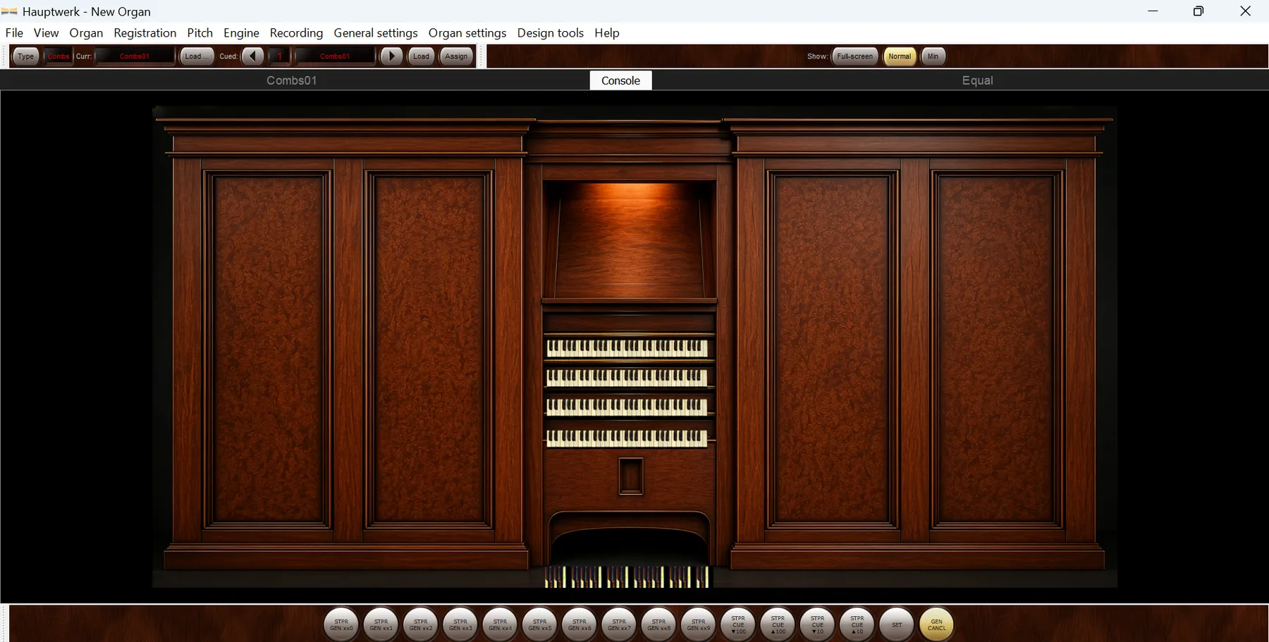 Console Craft canvas editor